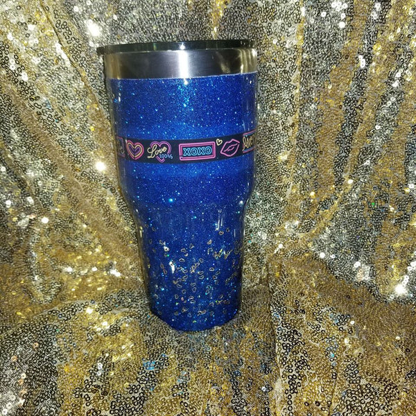 Blue Love tumbler